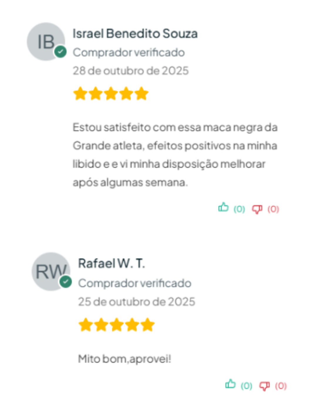 avaliações loja dez maca out